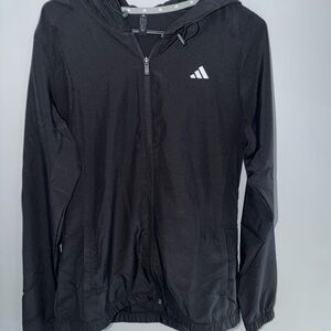 Brand New Adidas Black Zip-Up Hoodie